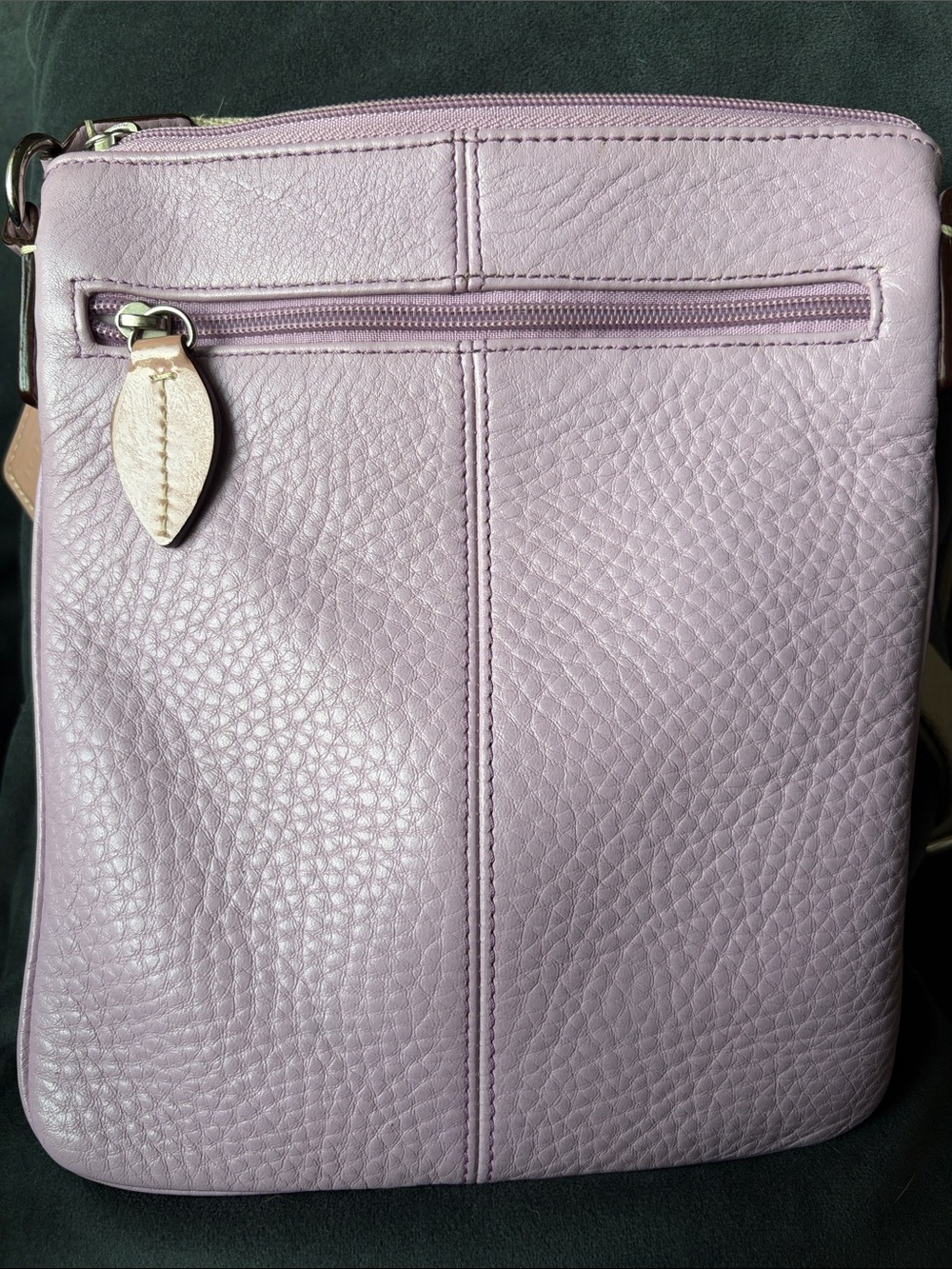 COACH Lilac Pebbled Leather Swingpack with Matching Hang Tag 2010’s - Picture 11 of 11